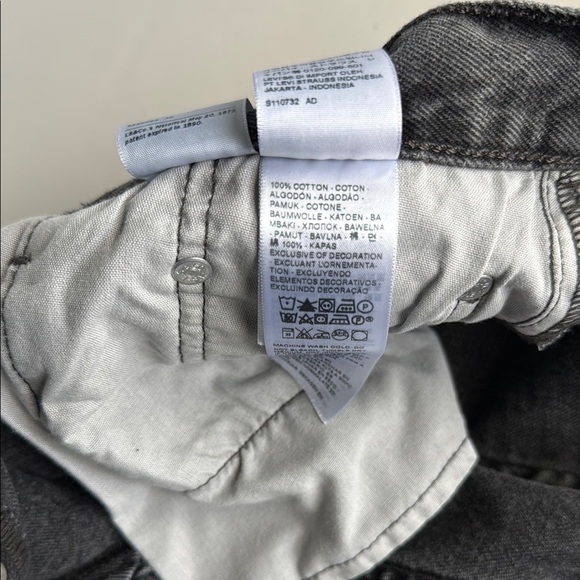 Levi’s 501 90s Jeans Faded Black Mid Rise Loose - Picture 16 of 16